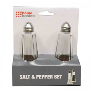 Home Basics Salt and Pepper Set HOBA2218